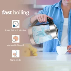 NELO Electric Kettle With Removable Tea Infuser, 7 Temperature Presets, Digital Display, LED Indicator Lights, BPA-Free, 1.7 Liters -Household Kettle Shop GUEST a13ac218 531d 4c52 a38e 7e77a1728ab0