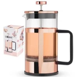 Pinky Up Piper Gold Press Pot Tea And Coffee Maker -Household Kettle Shop GUEST a24dff26 c681 4968 8b1b 34fbc3d10b15