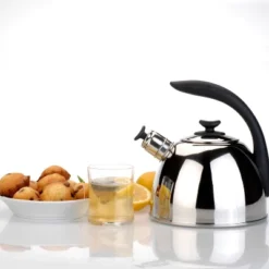 BergHOFF Essentials Lucia 18/10 Stainless Steel Whistle Kettle 2.6 Qt. -Household Kettle Shop GUEST a2f59fd1 e7a2 4799 971c a0b352785aba