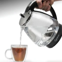 Capresso H2O Glass Electric Water Kettle – Stainless Steel 240.03 -Household Kettle Shop GUEST a4108722 3e94 4c57 978d e366adf622bd