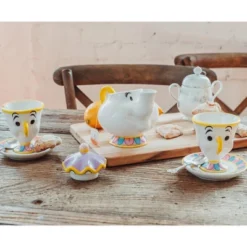 Ukonic Disney Beauty And The Beast Mrs. Potts Teapot Set With 2 Chip Cups And Saucers 17 Ukonic Disney Beauty And The Beast Mrs. Potts Teapot Set With 2 Chip Cups And Saucers -Household Kettle Shop GUEST a48a09db 03fe 4711 a51b b2b634cb3a39