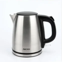 Aroma 1L Electric Water Kettle - Stainless Steel: Tea Kettle, Water Heater, Overheat Protection, 360° Rotating Base -Household Kettle Shop GUEST a573c8db 76b7 464f 8fb7 32ef7914b206