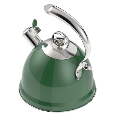Itopfox Harriet Tea Kettle Stovetop, 2.5 Quart Whistling Stainless Steel Tea Pot With 3-Layer Base Unique Ergonomic Handle, Includes Pot Holder & Mat 9 Itopfox Harriet Tea Kettle Stovetop, 2.5 Quart Whistling Stainless Steel Tea Pot With 3-Layer Base Unique Ergonomic Handle, Includes Pot Holder & Mat - Image 7