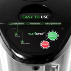 NutriChef Electric Water Boiler & Warmer - 3.38 Quart Hot Pot Kettle With Quick Heating And Vacuum Insulation, Stainless Steel Inner Pot -Household Kettle Shop GUEST a9be358f 7089 4955 9942 e738f9a6ace1