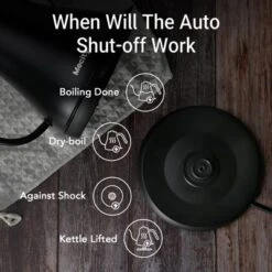 Mecity Electric Gooseneck Kettle - Stainless Steel Water Boiler, 27 Fl Oz, 1000W, Auto Shut Off -Household Kettle Shop GUEST aa04d5eb 05d9 4461 8395 0d6f281e709b