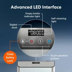 BRIO Moderna Self-Cleaning Bottom Load Water Cooler Silver -Household Kettle Shop GUEST acde327e efc5 48ba 9eca bdbde119c2dc