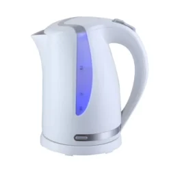 MegaChef 1.7Lt. Plastic Electric Tea Kettle- White -Household Kettle Shop GUEST ad957b6c 4b11 4aee af06 3a5eac595d3b