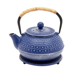 3 Piece Set Japanese Cast Iron Teapot - Loose Leaf Tetsubin With Handle, Stainless Steel Infuser, And Trivet 19 3 Piece Set Japanese Cast Iron Teapot - Loose Leaf Tetsubin With Handle, Stainless Steel Infuser, And Trivet -Household Kettle Shop GUEST ade535e8 b9ba 4105 8a2a 235fe2b181e6