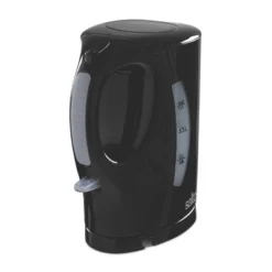 Salton Cordless Electric Kettle, 1 Liter With Automatic Shut-Off And Boil-Dry Protection, Water Level Window, 1000 Watts, Black (JK1641B) -Household Kettle Shop GUEST b36ecb8a 9921 476d 9314 7d9d0a183adc