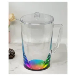 Gulches 2.75 Quarts Oval Halo Design Unbreakable Plastic Water Pitcher With Lid - BPA Free, Ideal For Drinks & Juices, With Spout,muti 11 Gulches 2.75 Quarts Oval Halo Design Unbreakable Plastic Water Pitcher With Lid - BPA Free, Ideal For Drinks & Juices, With Spout,muti -Household Kettle Shop GUEST b423f560 8cc5 4383 ab41 a61d01048ea7