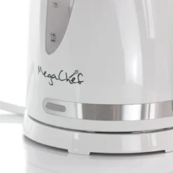 MegaChef 1.7Lt. Plastic Electric Tea Kettle- White -Household Kettle Shop GUEST b4afafc8 cb24 4c8b 89b6 2af6994acf79
