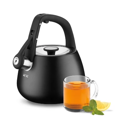 Cuisinart 2qt Stainless Steel Stovetop Kettle Matte Black CKS-25MBK: Whistling Tea Kettle, Large Handle, Flip-Up Spout 3 Cuisinart 2qt Stainless Steel Stovetop Kettle Matte Black CKS-25MBK: Whistling Tea Kettle, Large Handle, Flip-Up Spout