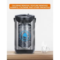 Commercial Chef Electric Hot Water Dispenser, 5.8 Qt., 360-Degree Base, 3 Dispensing Modes, Chlorine Removal, Stainless Steel 16 Commercial Chef Electric Hot Water Dispenser, 5.8 Qt., 360-Degree Base, 3 Dispensing Modes, Chlorine Removal, Stainless Steel -Household Kettle Shop GUEST b6973ffd 6354 4c59 93bd c37950566988