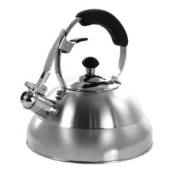 MegaChef 2.7L Stovetop Whistling Kettle - Brushed Silver: Stainless Steel Teapot, Induction & Gas Compatible -Household Kettle Shop GUEST b7b2ef9d d167 457b ab3d 9cf9e2dc0ea6