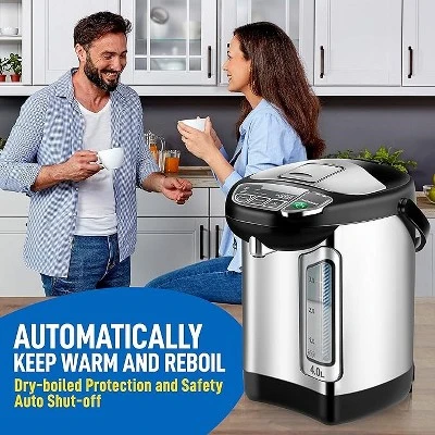 NutriChef Pour Perfection: Elevate Every Sip With Our Electric Water Boiler And Warmer 6 NutriChef Pour Perfection: Elevate Every Sip With Our Electric Water Boiler And Warmer - Image 4