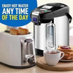 NutriChef Digital Water Boiler And Warmer - 4 Liter Stainless Electric Hot Water Dispenser W/ LCD Display -Household Kettle Shop GUEST baba4652 7559 428e bea0 84e74ca3aff2