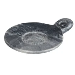 Storied Home Hand-Carved Marble Dish With Handle -Household Kettle Shop GUEST c3d4142b bba4 4ea0 b3ec 28b9c178148f
