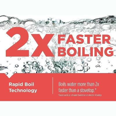 Black & Decker BLACK+DECKER 1.7L Cordless Electric Kettle, KE1555GY, Water Window, Rapid Boil, Auto Shutoff, Grey 7 Black & Decker BLACK+DECKER 1.7L Cordless Electric Kettle, KE1555GY, Water Window, Rapid Boil, Auto Shutoff, Grey - Image 5