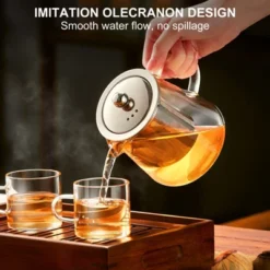 Itopfox Glass Teapot Stovetop Safe, Borosilicate Clear Tea Kettle With Removable Stainless Steel Infuser, Ideal For Loose Leaf And Blooming Tea 11 Itopfox Glass Teapot Stovetop Safe, Borosilicate Clear Tea Kettle With Removable Stainless Steel Infuser, Ideal For Loose Leaf And Blooming Tea -Household Kettle Shop GUEST c6e46269 c0f2 472b 8c38 75e506e414ed