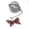 Norpro Mesh Tea Infuser With Butterfly Charm, 2-Inch, Stainless Steel -Household Kettle Shop GUEST c7ada05a 84d8 4f45 ace1 cf0450a113bb