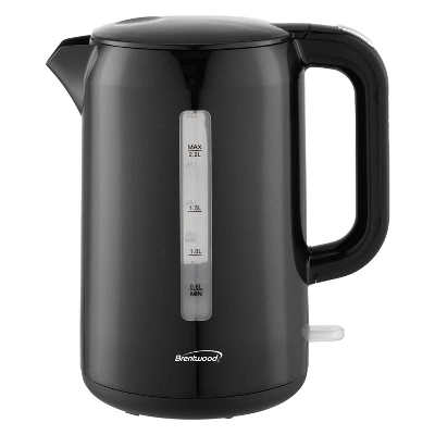 Brentwood 1,100-Watt Cordless Electric Kettle With Concealed Stainless Steel Heating Element And Boil-Dry Protection (2.2 L; Black) 9 Brentwood 1,100-Watt Cordless Electric Kettle With Concealed Stainless Steel Heating Element And Boil-Dry Protection (2.2 L; Black) - Image 7