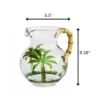 Gulches 3 Quarts Palm Tree Design Unbreakable Plastic Water Pitcher - BPA Free, With Lid & Spout, Ideal For Drinks & Juices 2 Gulches 3 Quarts Palm Tree Design Unbreakable Plastic Water Pitcher - BPA Free, With Lid & Spout, Ideal For Drinks & Juices -Household Kettle Shop GUEST ca60f279 8e59 4f6b 8fe6 cbea61000d34