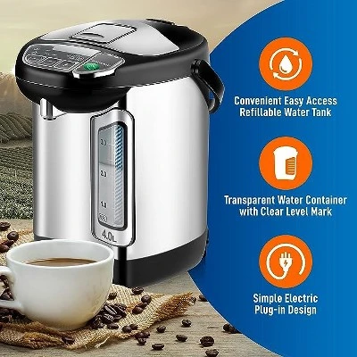 NutriChef Pour Perfection: Elevate Every Sip With Our Electric Water Boiler And Warmer 7 NutriChef Pour Perfection: Elevate Every Sip With Our Electric Water Boiler And Warmer - Image 5
