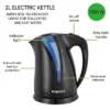 Emerald 2L Black Electric Kettle, 1350W, Automatic Shut Off, Fast Boil Design -Household Kettle Shop GUEST cc0a916e 4881 44b9 8e12 2fb8efdee8ea