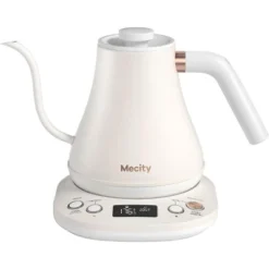 Mecity Electric Gooseneck Kettle - 0.8L, 1200W, LCD Display, ±1°C Control, Auto Shut-Off, Keep Warm, For Coffee/Tea -Household Kettle Shop GUEST cde43945 9a2e 4dd3 9d8c 251b98165787