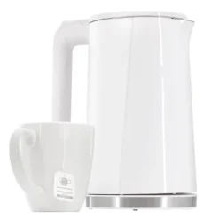 MegaChef 1.7L Double Wall Stainless Steel Electric Tea Kettle White: 90-Day Warranty, 1000W, Hand Wash, Plastic Handle 13 MegaChef 1.7L Double Wall Stainless Steel Electric Tea Kettle White: 90-Day Warranty, 1000W, Hand Wash, Plastic Handle -Household Kettle Shop GUEST ce052816 0dcc 45fa 89ee 1fe1cab24dae