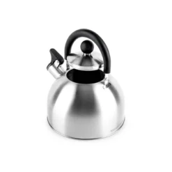 Aroma 1.5qt Stainless Steel Stovetop Kettle Silver: Whistling Tea Kettle With Flip-Up Spout, Small Teapot For Stove