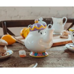 Ukonic Disney Beauty And The Beast Mrs. Potts Sculpted Ceramic Teapot Replica -Household Kettle Shop GUEST d67965aa 8ce6 44a1 af66 6312a34df5ad
