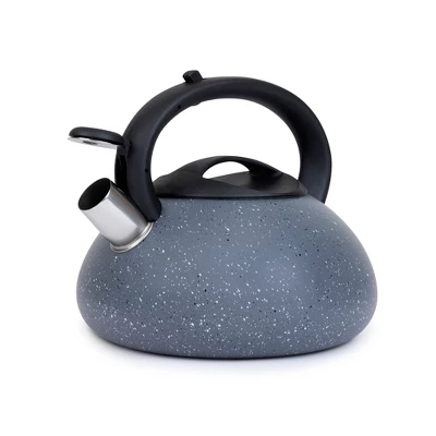 Elle Décor 3 Quart Stovetop Whistling Tea Kettle, Granite Finish, Fast Boil For Gas & Electric Stovetops 7 Elle Décor 3 Quart Stovetop Whistling Tea Kettle, Granite Finish, Fast Boil For Gas & Electric Stovetops - Image 5