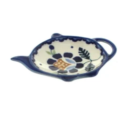 Blue Rose Polish Pottery P094 Manufaktura Teabag Holder -Household Kettle Shop GUEST d9806fc0 7562 4e52 8578 7a78e47e0460