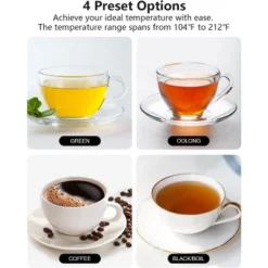 CROWNFUL Smart Electric Gooseneck Kettle With 4 Variable Presets, ±1℉ Temperature Control -Household Kettle Shop GUEST d9a4d4f6 8b0c 4f8c a768 d6fecc08e81d