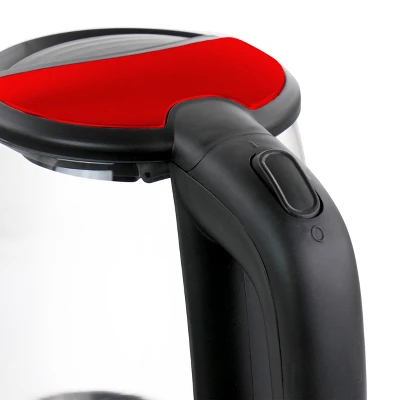 Better Chef 1.7 Liter 360 Degree Glass Cordless Electric Kettle In Red 4 Better Chef 1.7 Liter 360 Degree Glass Cordless Electric Kettle In Red - Image 2