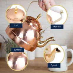 Classic Cuisine 7.25C/1.8Q Copper Tea Kettle -Household Kettle Shop GUEST e04d446a 3d6b 48f0 82c7 e8986acce20a
