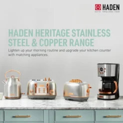 Haden Heritage 1.7 Liter Stainless Steel Electric Kettle Bundled With 12 Cup Drip Coffee Maker, Coffee Machine With Auto Shut-Off, Steel & Copper 12 Haden Heritage 1.7 Liter Stainless Steel Electric Kettle Bundled With 12 Cup Drip Coffee Maker, Coffee Machine With Auto Shut-Off, Steel & Copper -Household Kettle Shop GUEST e0f4b2e5 e716 4ca4 9bfc 26a0b8bfdbc9