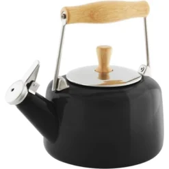 Chantal 1.4-Quart Enamel-on-Steel Sven Teakettle -Household Kettle Shop GUEST e1668e4b 69ff 405d b347 756a1540d2c5
