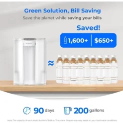 Waterdrop Large 27-Cup Mega Electric Water Filter Dispenser, With 1 Filter, White -Household Kettle Shop GUEST e1c473a4 2ccb 4943 a71b 08b516ca7150