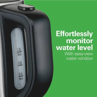 Hamilton Beach 1.2L Stainless Steel Kettle 5 Hamilton Beach 1.2L Stainless Steel Kettle - Image 3