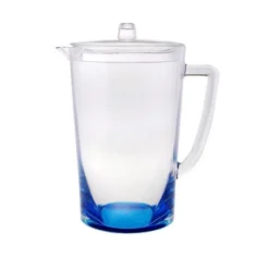 Gulches 2.75 Quarts Oval Halo Design Unbreakable Plastic Water Pitcher With Lid - BPA Free, Ideal For Drinks & Juices, With Spout,Blue 11 Gulches 2.75 Quarts Oval Halo Design Unbreakable Plastic Water Pitcher With Lid - BPA Free, Ideal For Drinks & Juices, With Spout,Blue -Household Kettle Shop GUEST e59c5ef6 188c 4f14 a3ea b2b9c8c0d19b