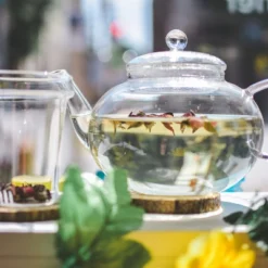 GROSCHE Monaco Glass Teapot With Glass Tea Infuser, 42 Fl Oz. Capacity -Household Kettle Shop GUEST ea1ad6aa 971b 4e60 95cf cfb9f5da5da6