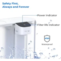 Waterdrop Compact Electric Water Filter Pitcher,White, With 1 Filter 18 Waterdrop Compact Electric Water Filter Pitcher,White, With 1 Filter -Household Kettle Shop GUEST ea803369 3d1e 4d7c 9e33 8bdfe8bf043d
