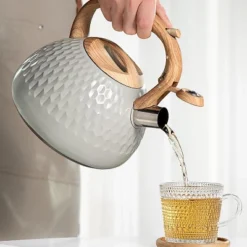 Itopfox Tea Kettle With Wood Pattern Handle, Loud Whistle, Food Grade Stainless Steel, Anti-Hot Handle, Rust-Resistant, Suitable For All Heat Sources 19 Itopfox Tea Kettle With Wood Pattern Handle, Loud Whistle, Food Grade Stainless Steel, Anti-Hot Handle, Rust-Resistant, Suitable For All Heat Sources -Household Kettle Shop GUEST efe5bf51 85f8 4786 9132 6e591073ef9e