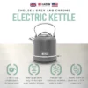 Haden Chelsea 1.7 Liter Electric Water Kettle W/ 360-Degree Base