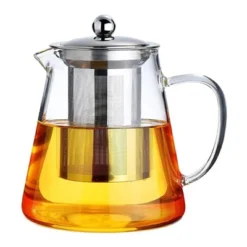 Itopfox Mini Glass Teapot With Removable Stainless Steel Infuser For Blooming & Loose Leaf Tea, Microwave & Stovetop Safe -Household Kettle Shop GUEST f042eed1 673f 4fbe 8af2 6f8b795b4110