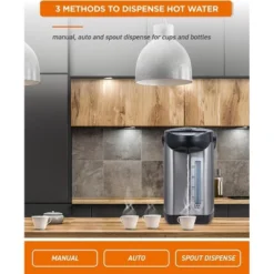 Commercial Chef Electric Hot Water Dispenser, 5.8 Qt., 360-Degree Base, 3 Dispensing Modes, Chlorine Removal, Stainless Steel 13 Commercial Chef Electric Hot Water Dispenser, 5.8 Qt., 360-Degree Base, 3 Dispensing Modes, Chlorine Removal, Stainless Steel -Household Kettle Shop GUEST f0f7eaec cee4 46f9 8bff f485c84443b5