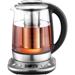 Mecity Electric Tea Kettle - 1.7L Glass, Temp Control, Preset Programs, Removable Infuser, 1200W 18 Mecity Electric Tea Kettle - 1.7L Glass, Temp Control, Preset Programs, Removable Infuser, 1200W -Household Kettle Shop GUEST f165e590 0097 4bd2 b8dc 55bdedd6857b