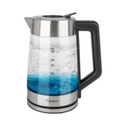 Capresso H2O Glass Select Electric Water Kettle: 68oz Rapid-Boil, LED Indicator, Stainless Steel Lid, 1500W Heater 27 Capresso H2O Glass Select Electric Water Kettle: 68oz Rapid-Boil, LED Indicator, Stainless Steel Lid, 1500W Heater -Household Kettle Shop GUEST f60fd945 7d90 4843 898a 0d007805fab3